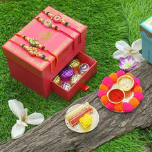 Load image into Gallery viewer, My Beautiful Kundan Rakhi Box