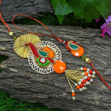 Load image into Gallery viewer, Ornate Handmade Bhaiya Bhabhi Rakhi