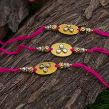 Load image into Gallery viewer, Oval Shaped Rakhi (Set Of 3)