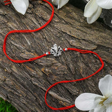 Load image into Gallery viewer, Ganesha Silver Rakhi