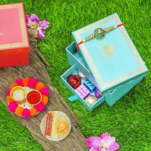 Load image into Gallery viewer, Emerald Green Bhaiya Rakhi Box