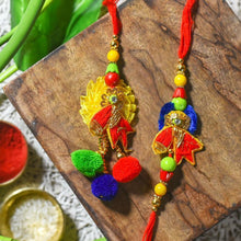 Load image into Gallery viewer, Fancy Bhaiya Bhabi Rakhi (Set of 2)