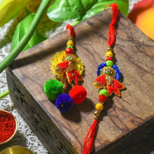 Load image into Gallery viewer, Fancy Bhaiya Bhabi Rakhi (Set of 2)