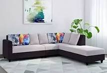Load image into Gallery viewer, Six Seater L Shape Sofa Set