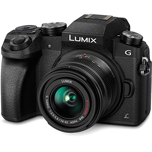 Camera | Panasonic LUMIX G7 16.00 MP 4K Mirrorless Interchangeable Lens Camera Kit with 14-42 mm Lens (Black)