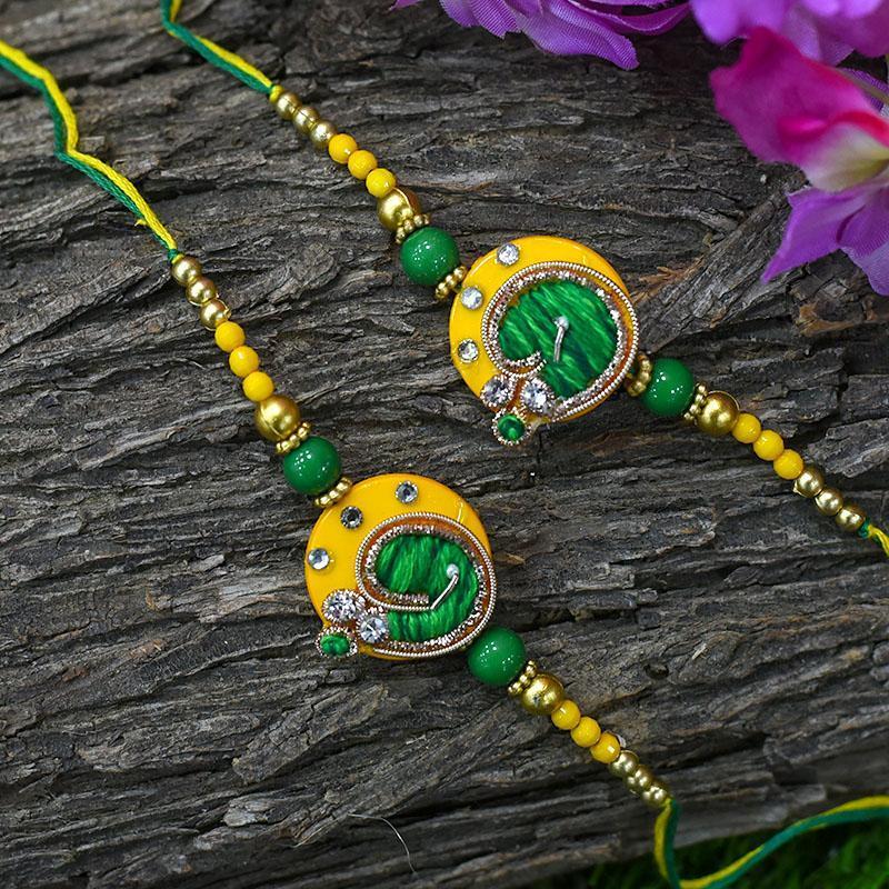 Elegant Beaded Rakhi