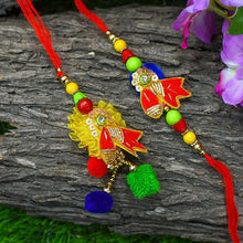 Load image into Gallery viewer, Fancy Bhaiya Bhabi Rakhi (Set of 2)
