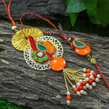 गैलरी व्यूवर में इमेज लोड करें, Ornate Handmade Bhaiya Bhabhi Rakhi
