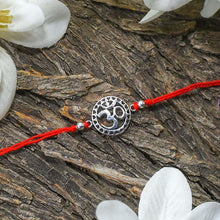 Load image into Gallery viewer, OM Silver Rakhi
