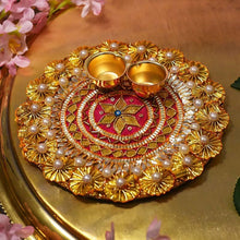 Load image into Gallery viewer, Gota Patti Puja Thali
