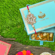 Load image into Gallery viewer, Elegant Zinnia Rakhi Box
