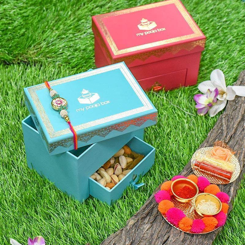 Hand Painted Bhaiya Rakhi Box